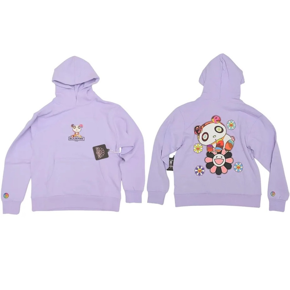 BLACKPINK MURAKAMI purple hoodie